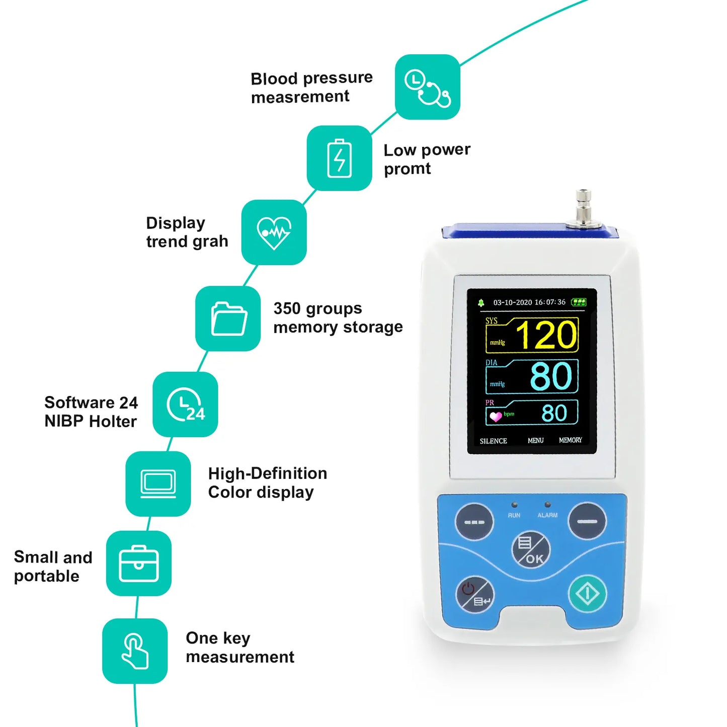 Arm Ambulatory Blood Pressure Monitor