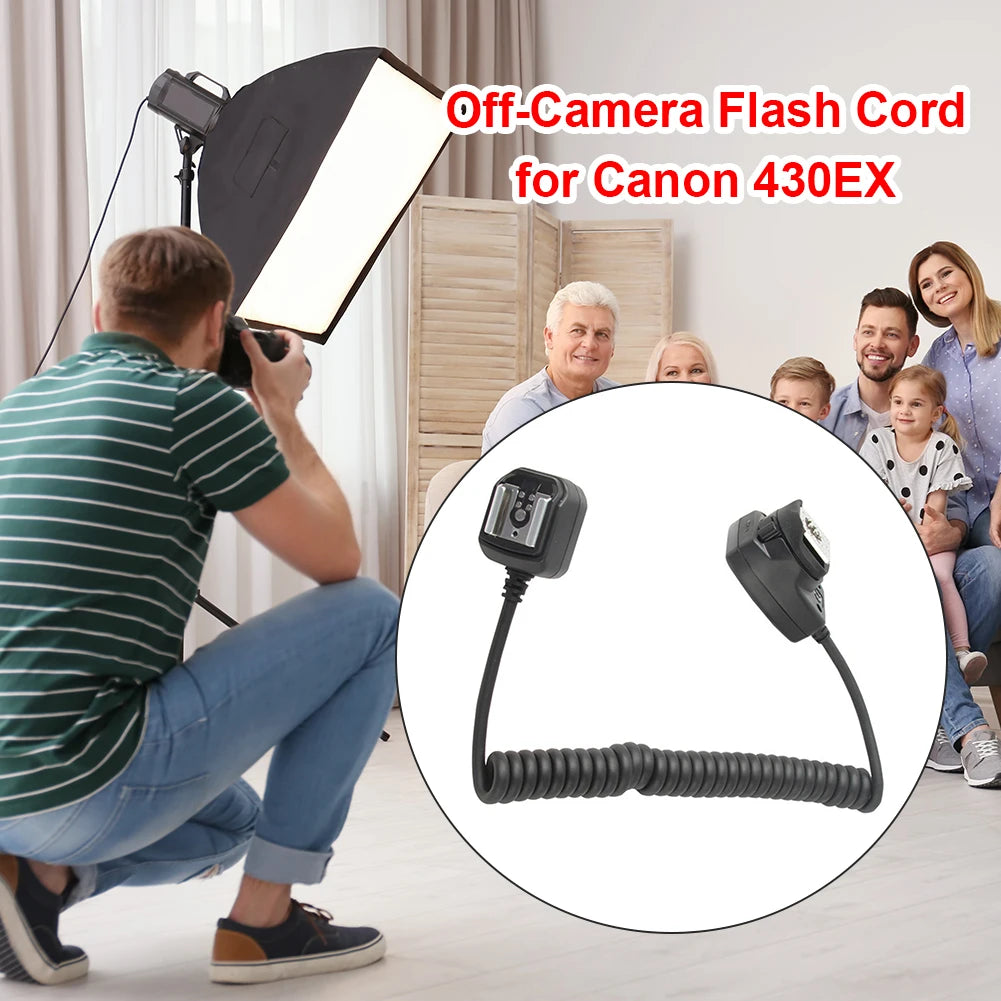 Camera Flash Sync Focus Cable OC-E3 Camera