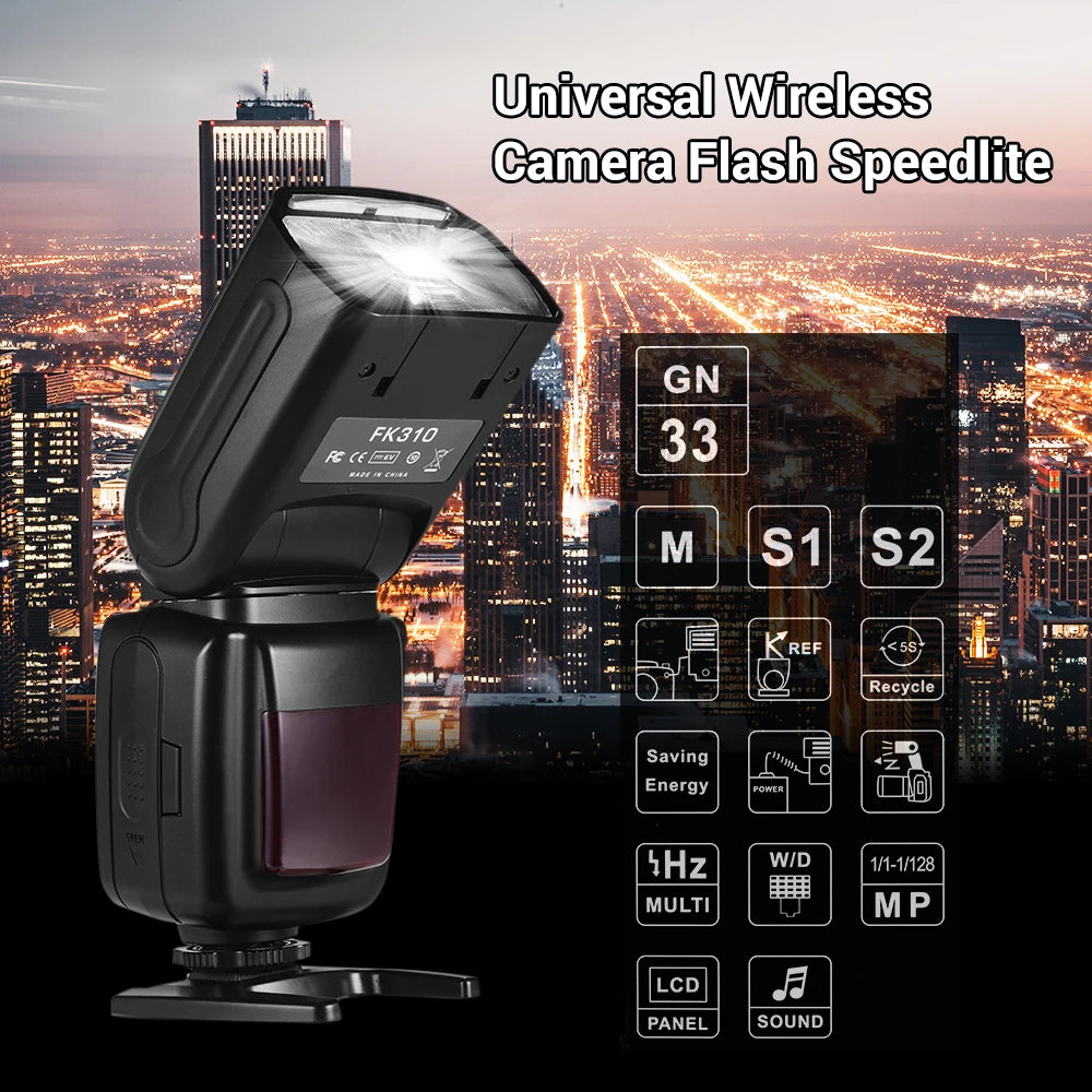 FK310 Universal Wireless Camera Flash