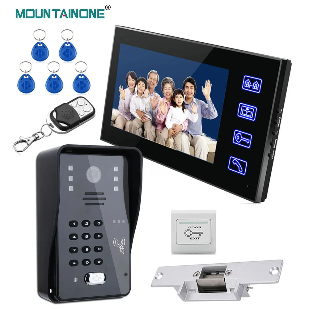 Video Door Phone Intercom Doorbell System