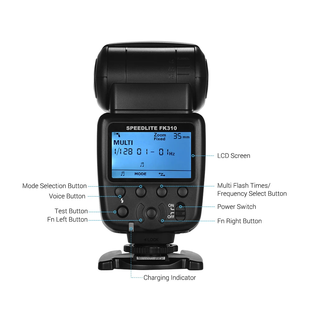 FK310 Universal Wireless Camera Flash