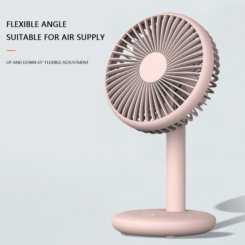 1200mAh Portable Rechargeable Fan USB