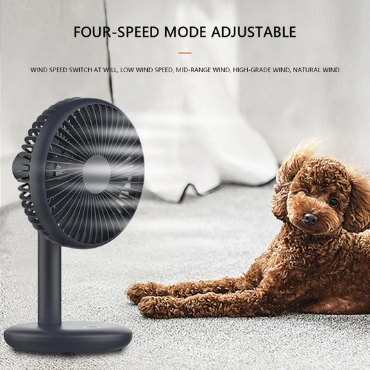 1200mAh Portable Rechargeable Fan USB