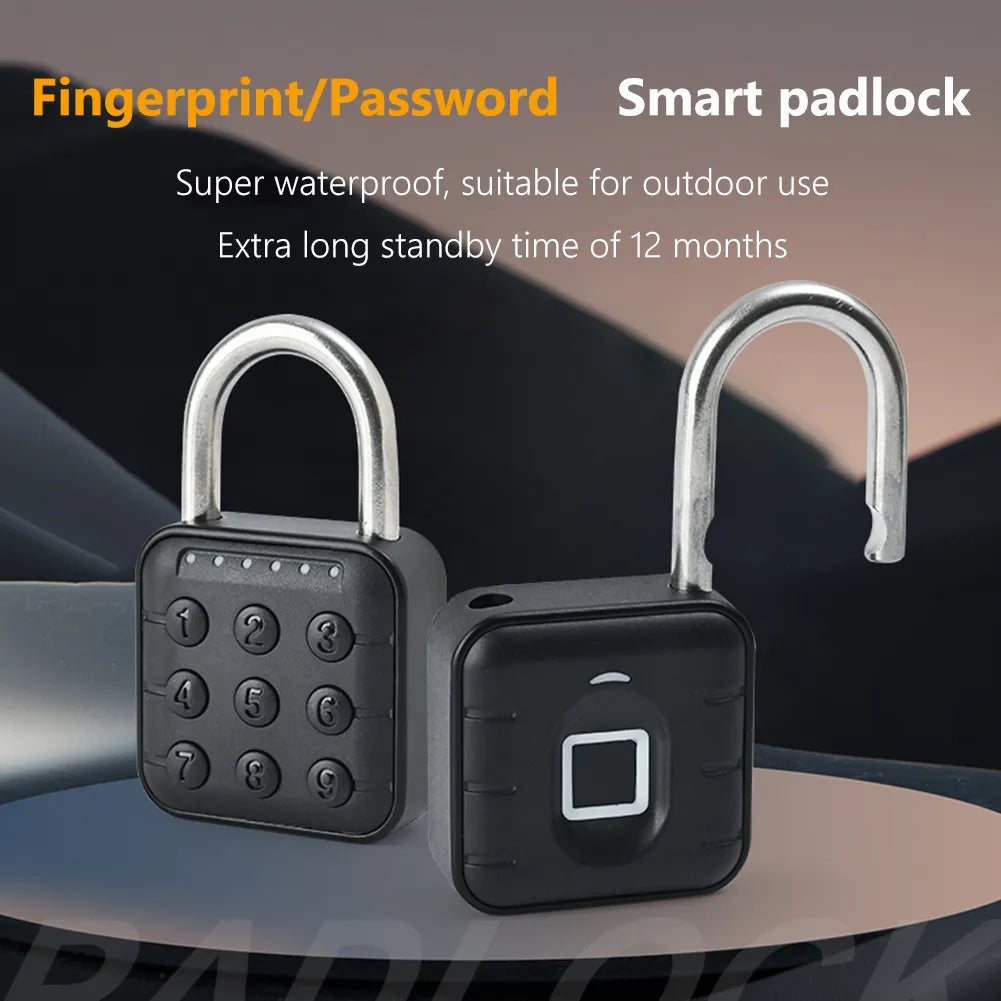 Padlock Smart Biometric Fingerprint Door Lock