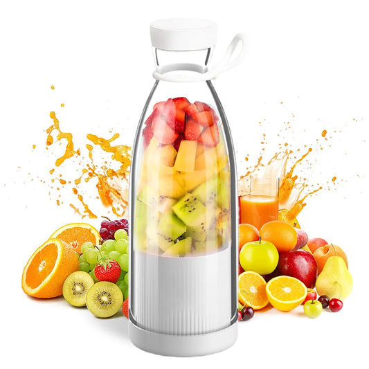 New Portable Blender Bottle Juicer Usb Rechargeable Shake Cup Blender Antioxidant Multi-Functional Personal Mini Mixer