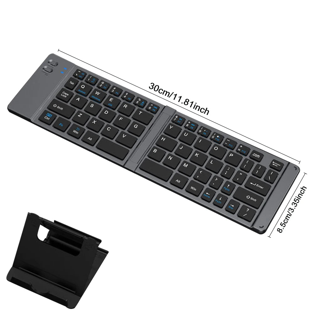 Folding Keyboard Portable Keypad With Mouse