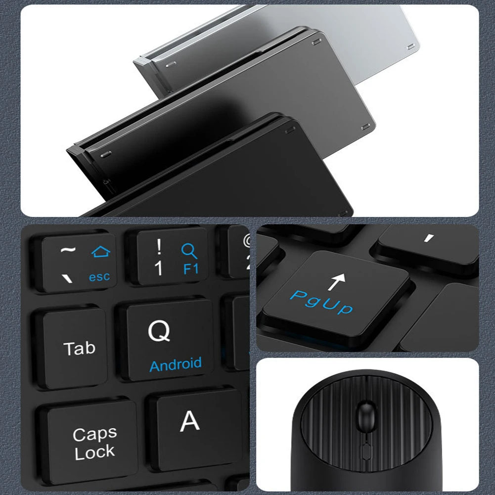 Folding Keyboard Portable Keypad With Mouse