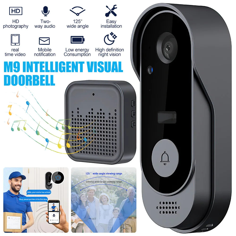 Wireless Doorbell Video Intercom Phone Security Camera