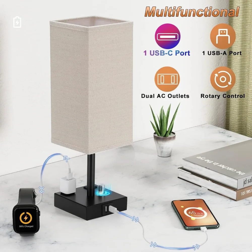 Dimmable Nightstand Lamps