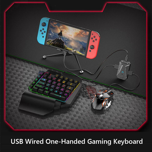 Gaming Keyboard And Mouse Combo  For PS4 PS5 Xbox Switch