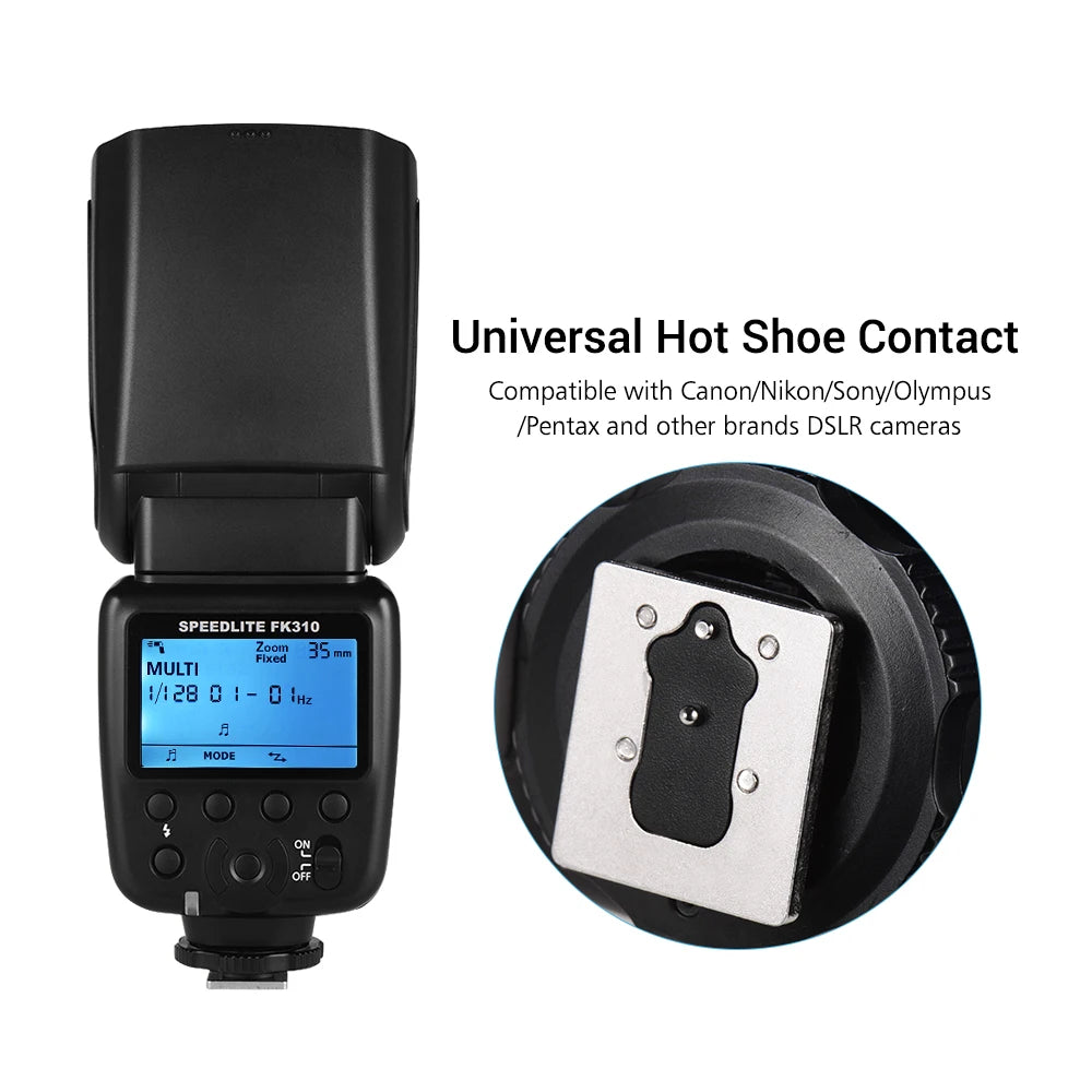 FK310 Universal Wireless Camera Flash