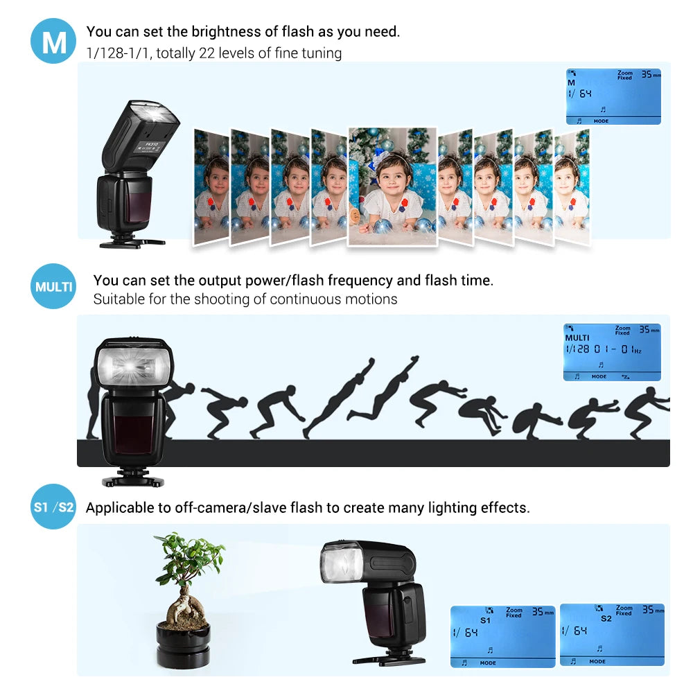 FK310 Universal Wireless Camera Flash