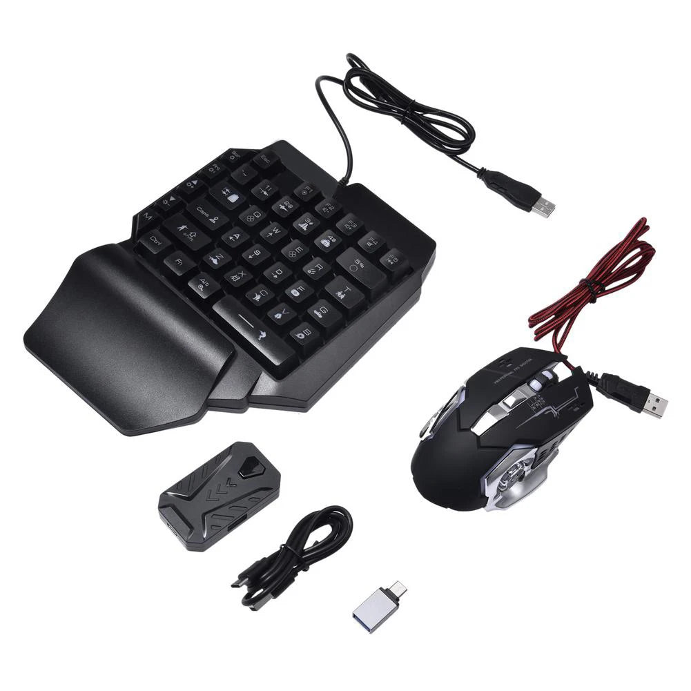 Gaming Keyboard And Mouse Combo  For PS4 PS5 Xbox Switch